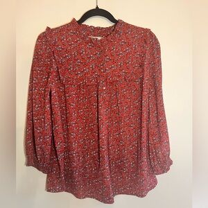 Abercrombie & Fitch Button up blouse, cottagecore, modest, Size Small